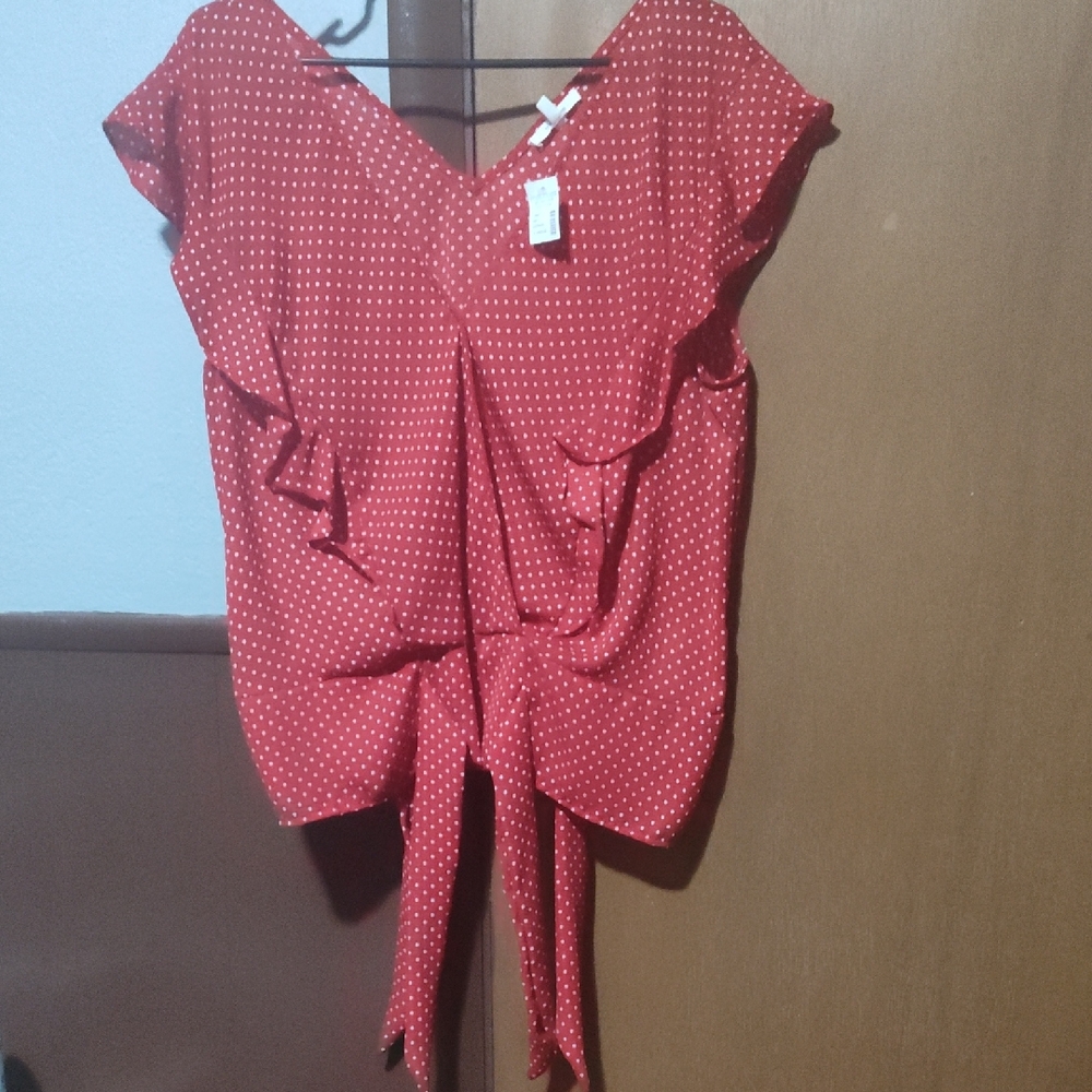 Maurices Red  Blouse